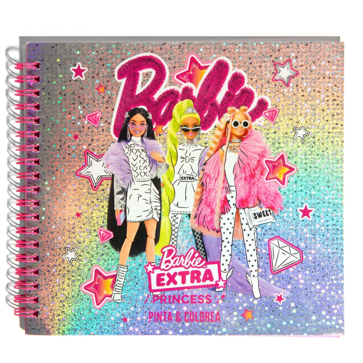 Caderno Barbie Pintar e Colorir