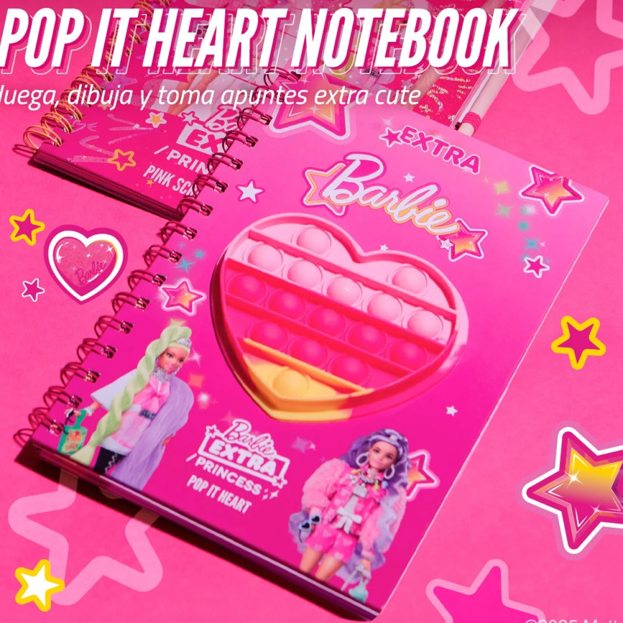 Caderno Barbie Pop My Heart