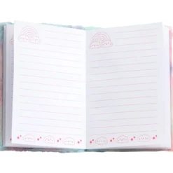 Caderno de Peluche Arco-Íris