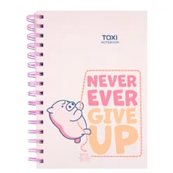 Caderno Never Ever Give Up