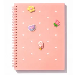 Caderno Rosa Soft Pins