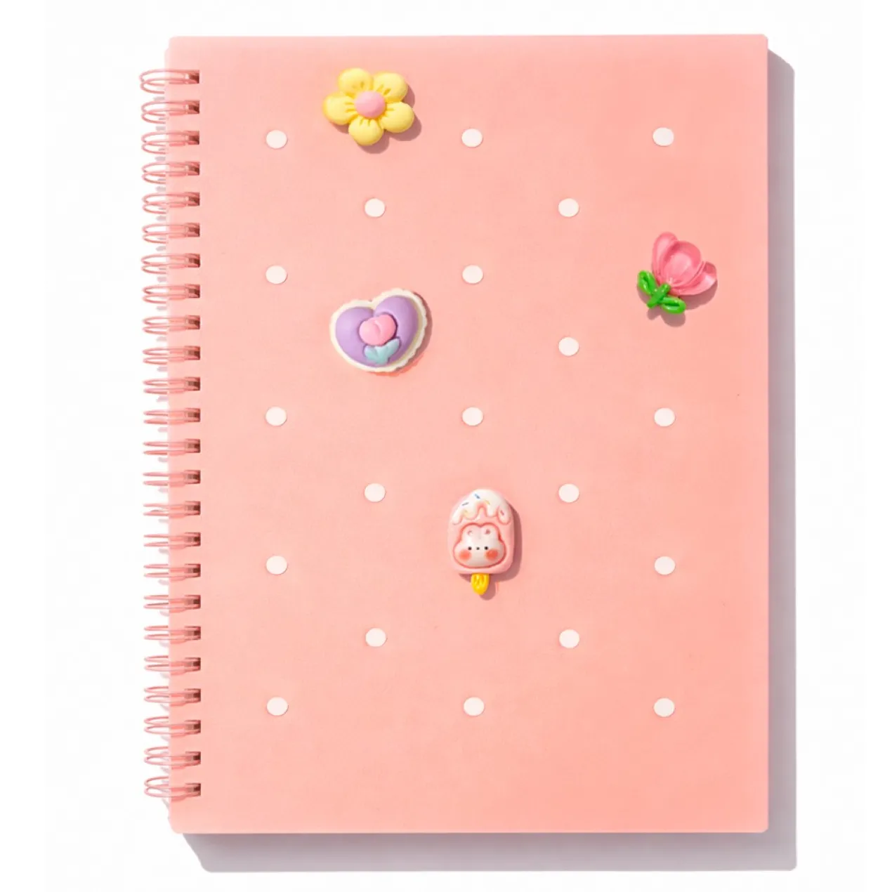 Caderno Rosa Soft Pins