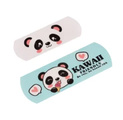 Caixa de Metal com Pensos Kawaii