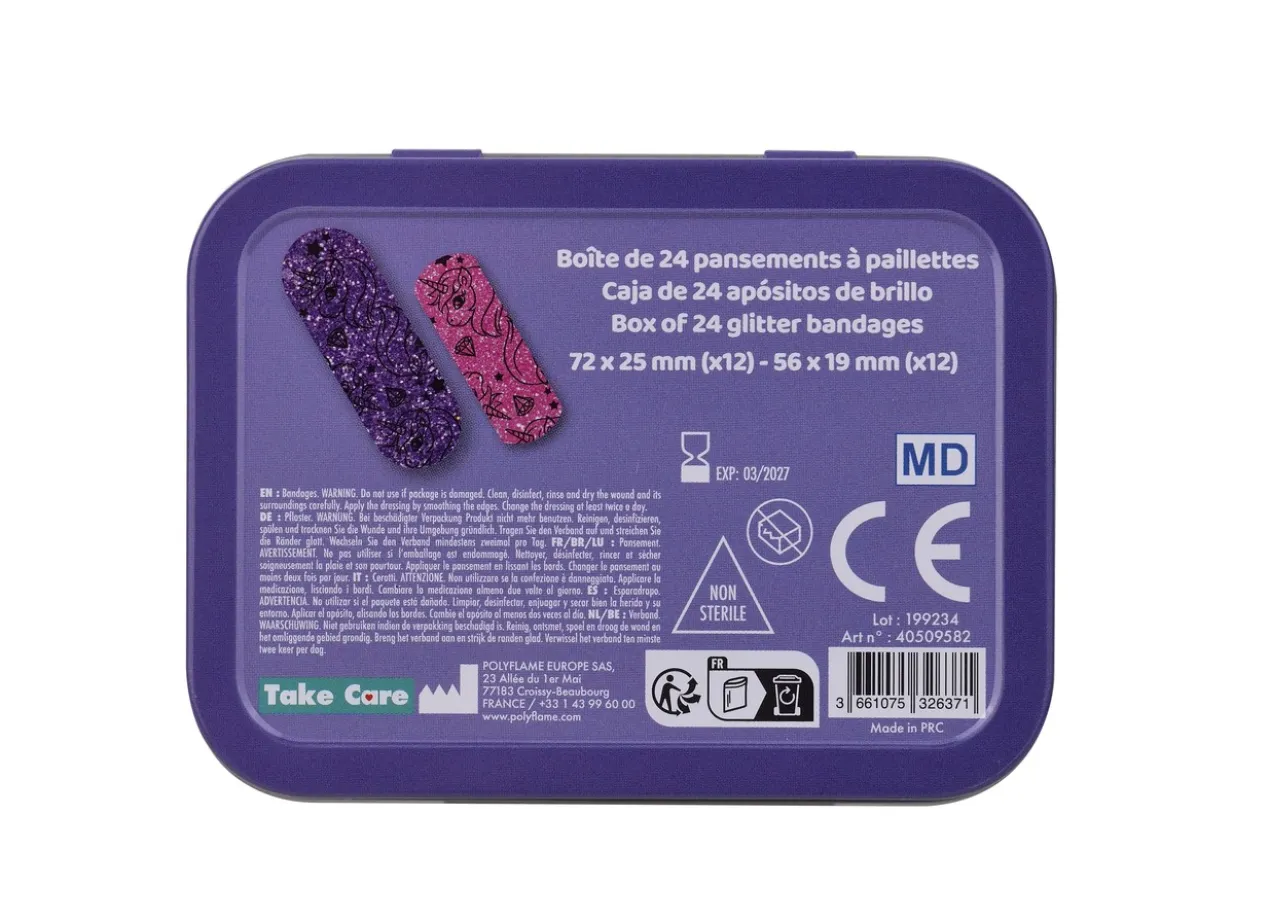 Caixa de Pensos Infantis Unicórnio