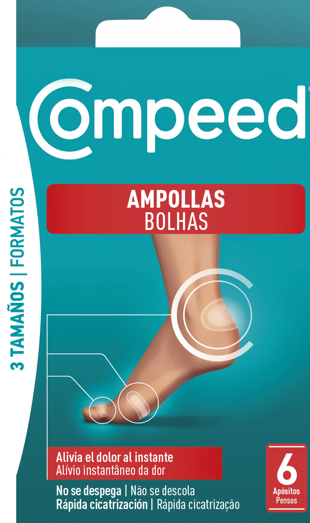Caixa de pensos para bolhas