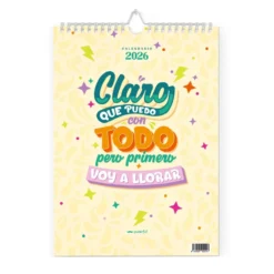 Calendário de Parede Claro Que Consigo Tudo 2026