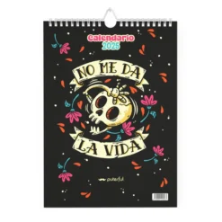 Calendário de Parede 2025 No me da la vida (Não tenho tempo para nada)