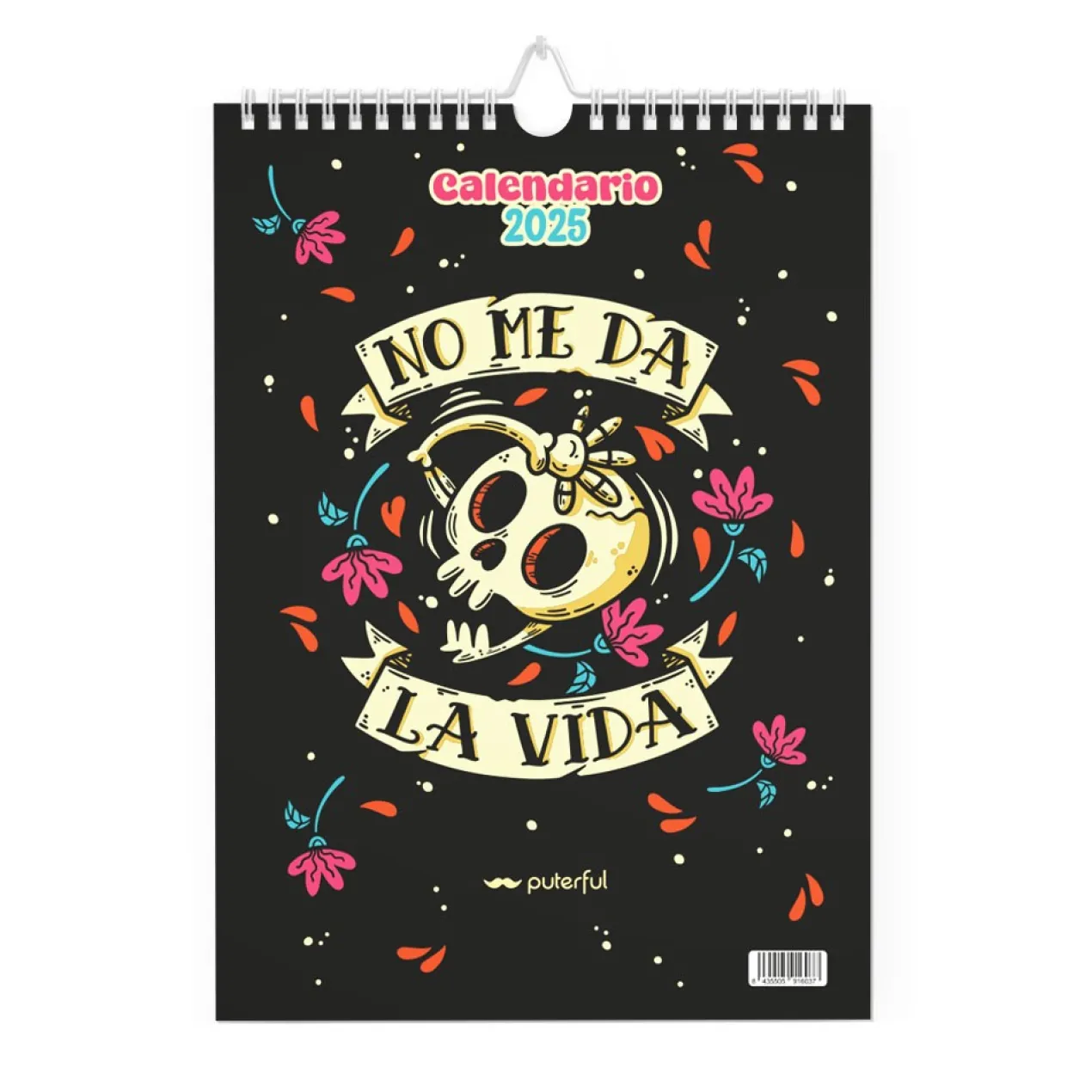 Calendário de Parede 2025 No me da la vida (Não tenho tempo para nada)
