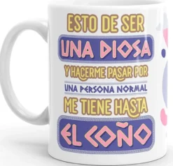Caneca Isto de Ser uma Deusa...