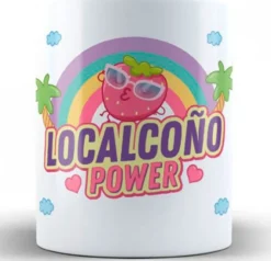 Caneca Localcoño Power Morango