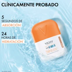 Capital Soleil UV Aqua Fluido Hidratante SPF50 tom médio
