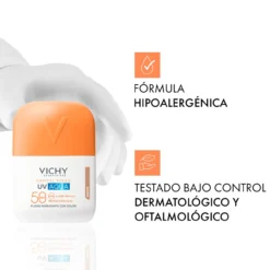 Capital Soleil UV Aqua Fluido Hidratante SPF50 tom médio