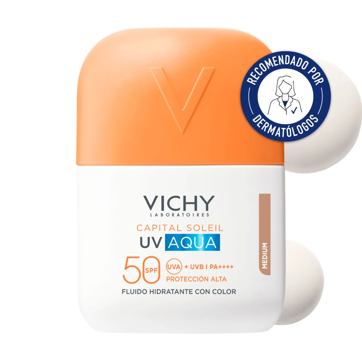 Capital Soleil UV Aqua Fluido Hidratante SPF50 tom médio