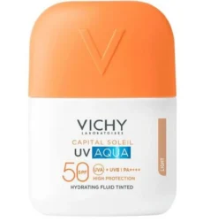 Capital Soleil UV Aqua Fluido Hidratante SPF50 tom claro