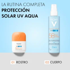 Capital Soleil UV Aqua Fluido Hidratante SPF50 tom claro