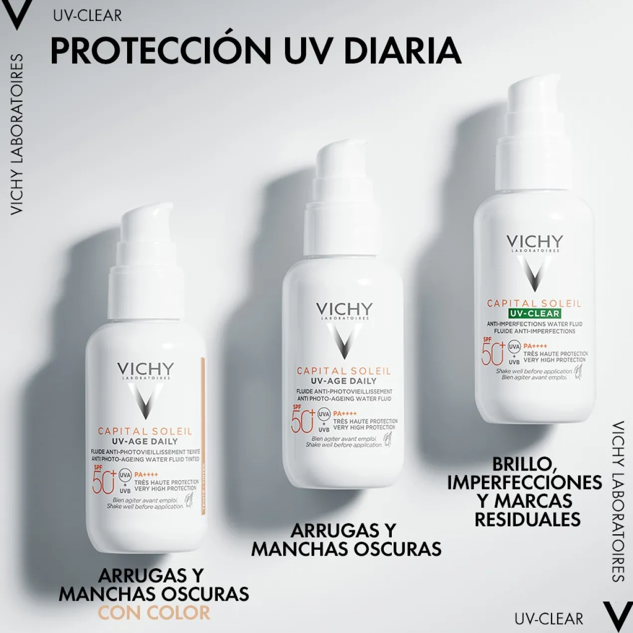 Capital Soleil UV Clear SPF50 Fluido Anti-Imperfeições