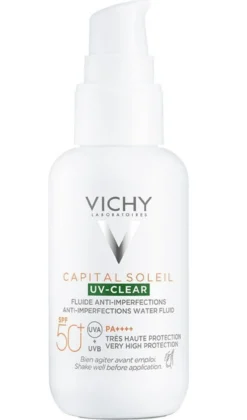 Capital Soleil UV Clear SPF50 Fluido Anti-Imperfeições