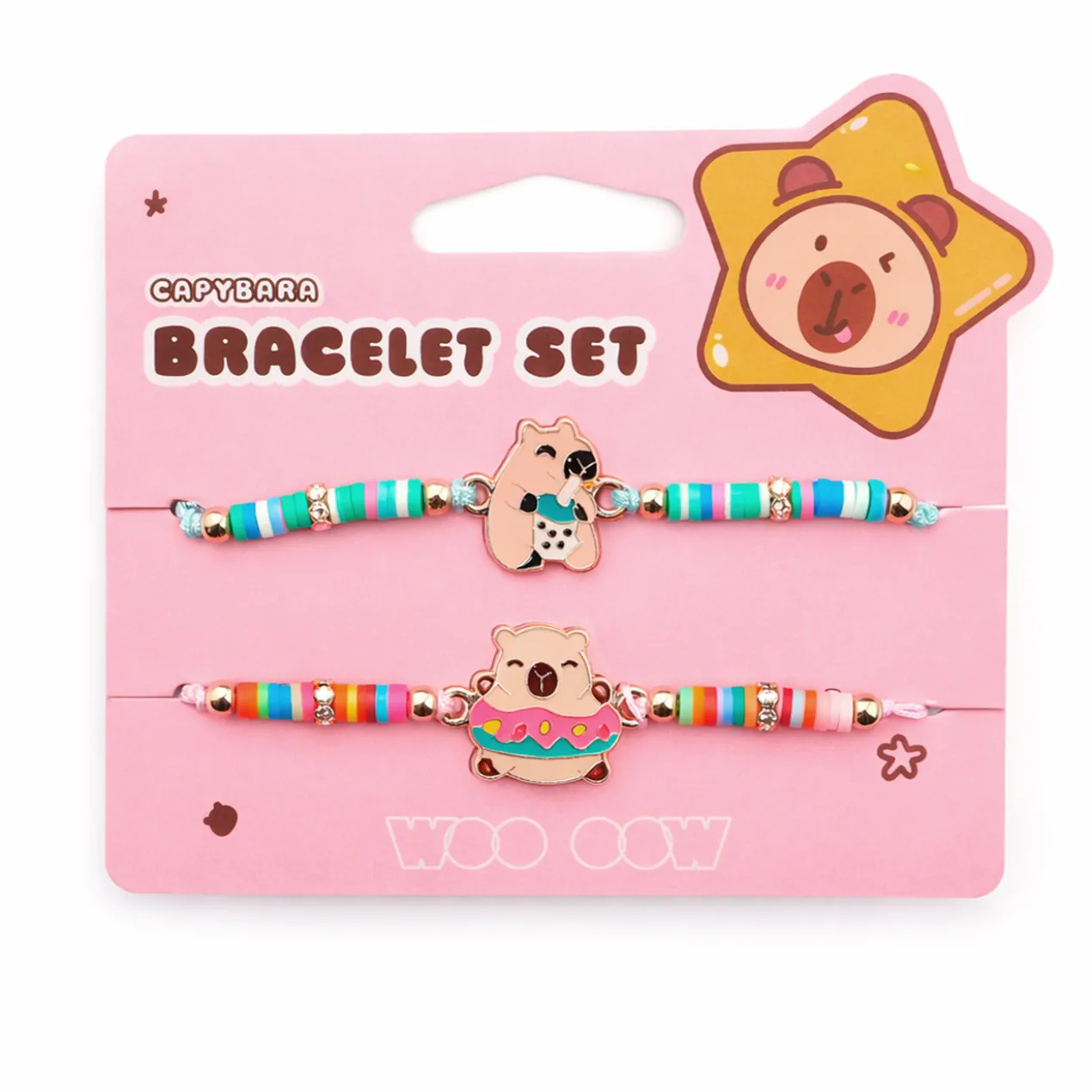 Capybara Bracelet Set de Pulseiras