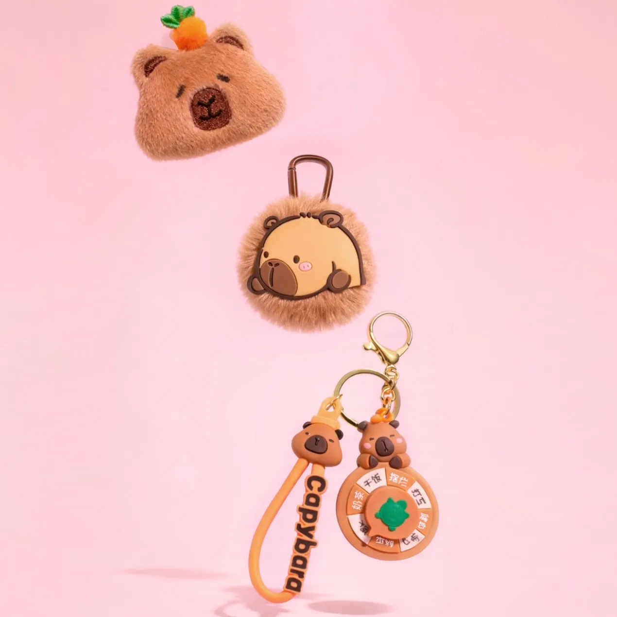 Capykeychain Roulette Porta-chaves Capybara