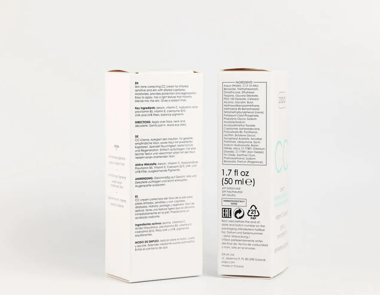 CC Cream para Pele Sensível