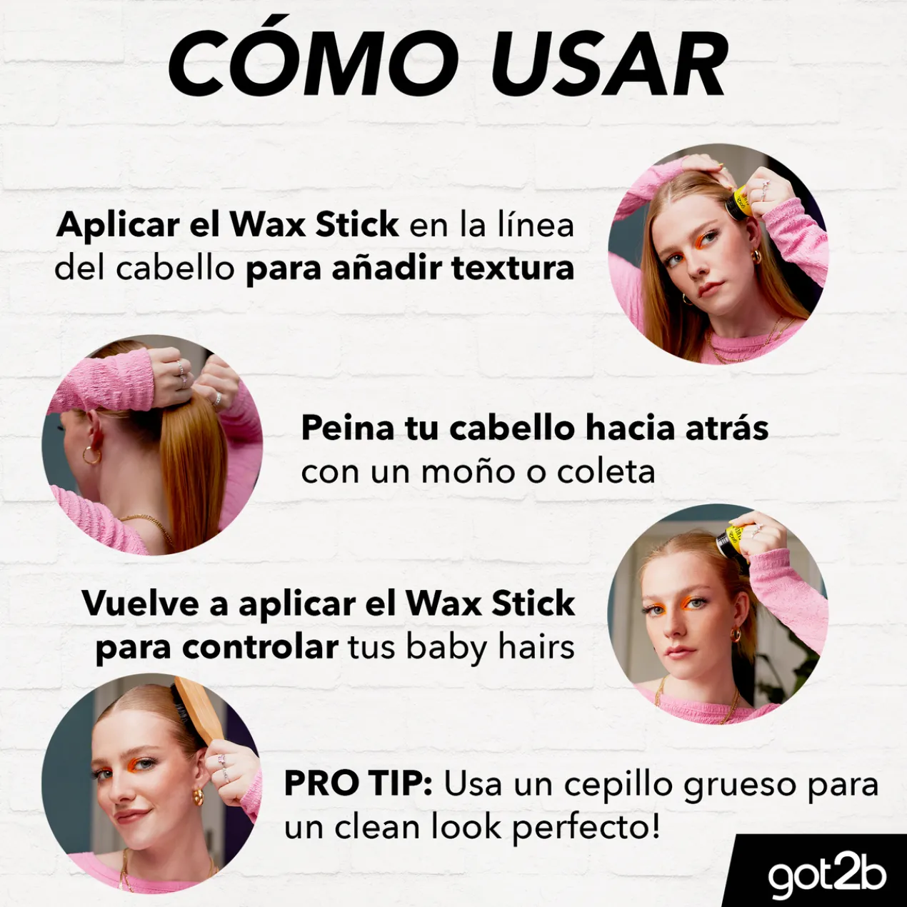 Cera de Penteado Glued Wax Stick