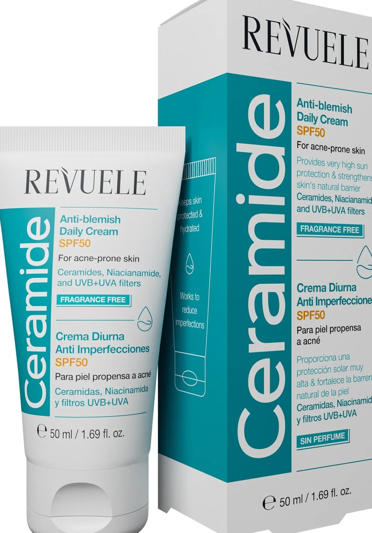 Ceramide Creme Diurno Anti Imperfeições SPF50
