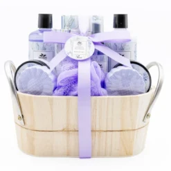 Cesto de Madeira Botanicals Lavanda