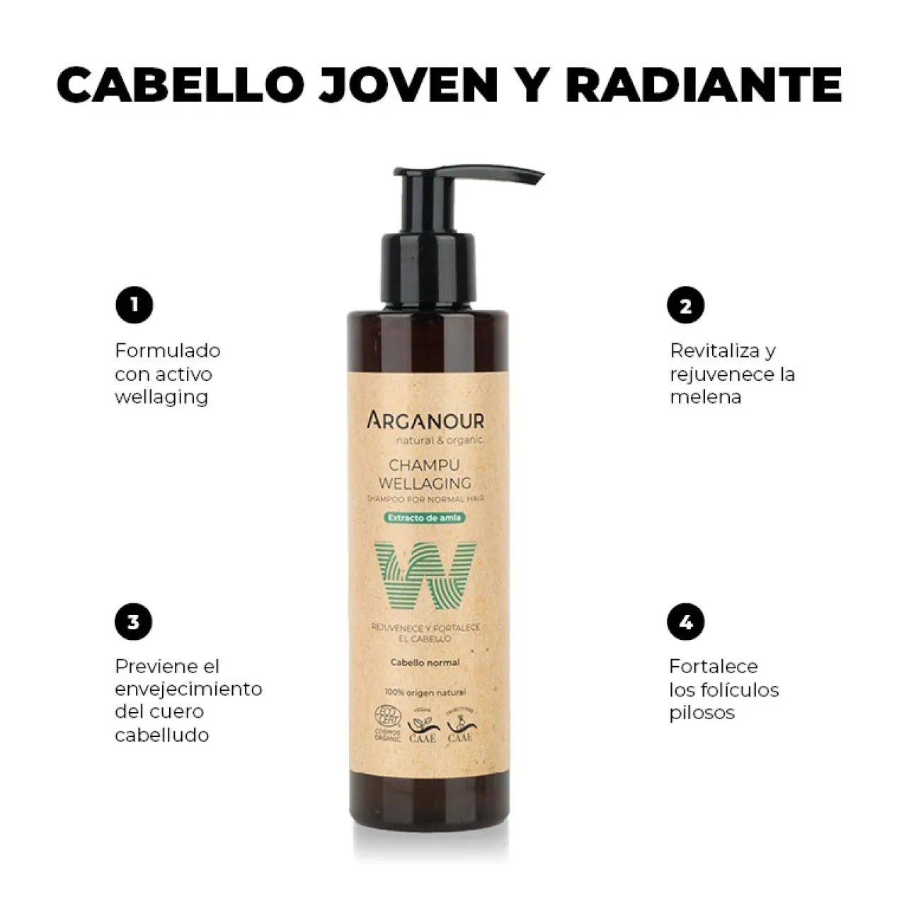 Champô Bio e Vegan Wellaging