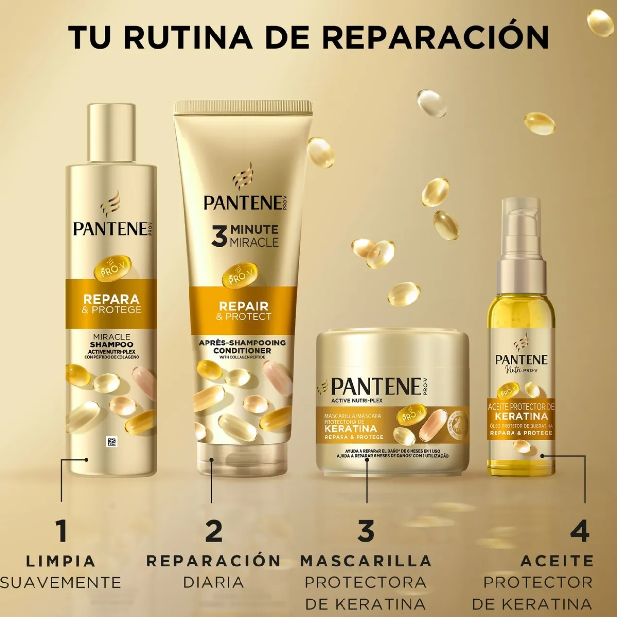 Champô Miracle Repara e Protege Active Nutri-Plex Pro-V