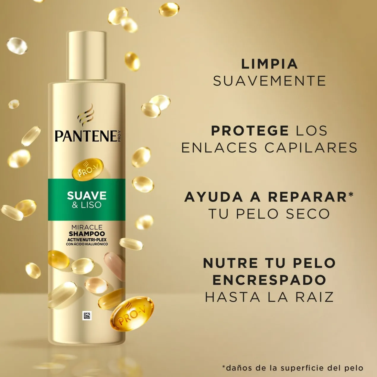 Champô Miracle Suave e Liso Active Nutri-Plex Pro-V
