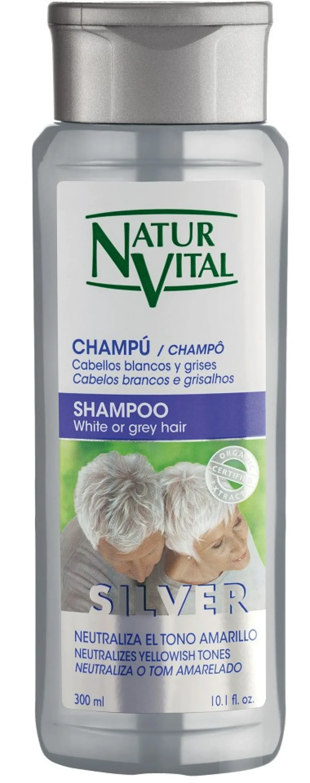 Champô para Cabelos Brancos