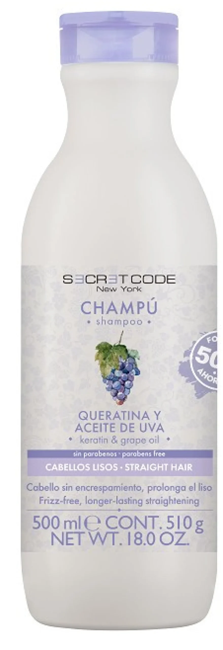 Champô para Cabelos Lisos