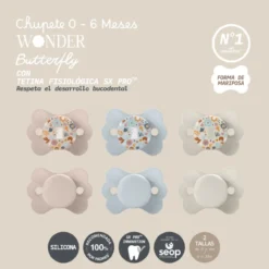 Chupeta Tetina Silicone Fisiológica 0-6 meses