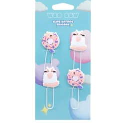 Clips Gatinhos Silicone