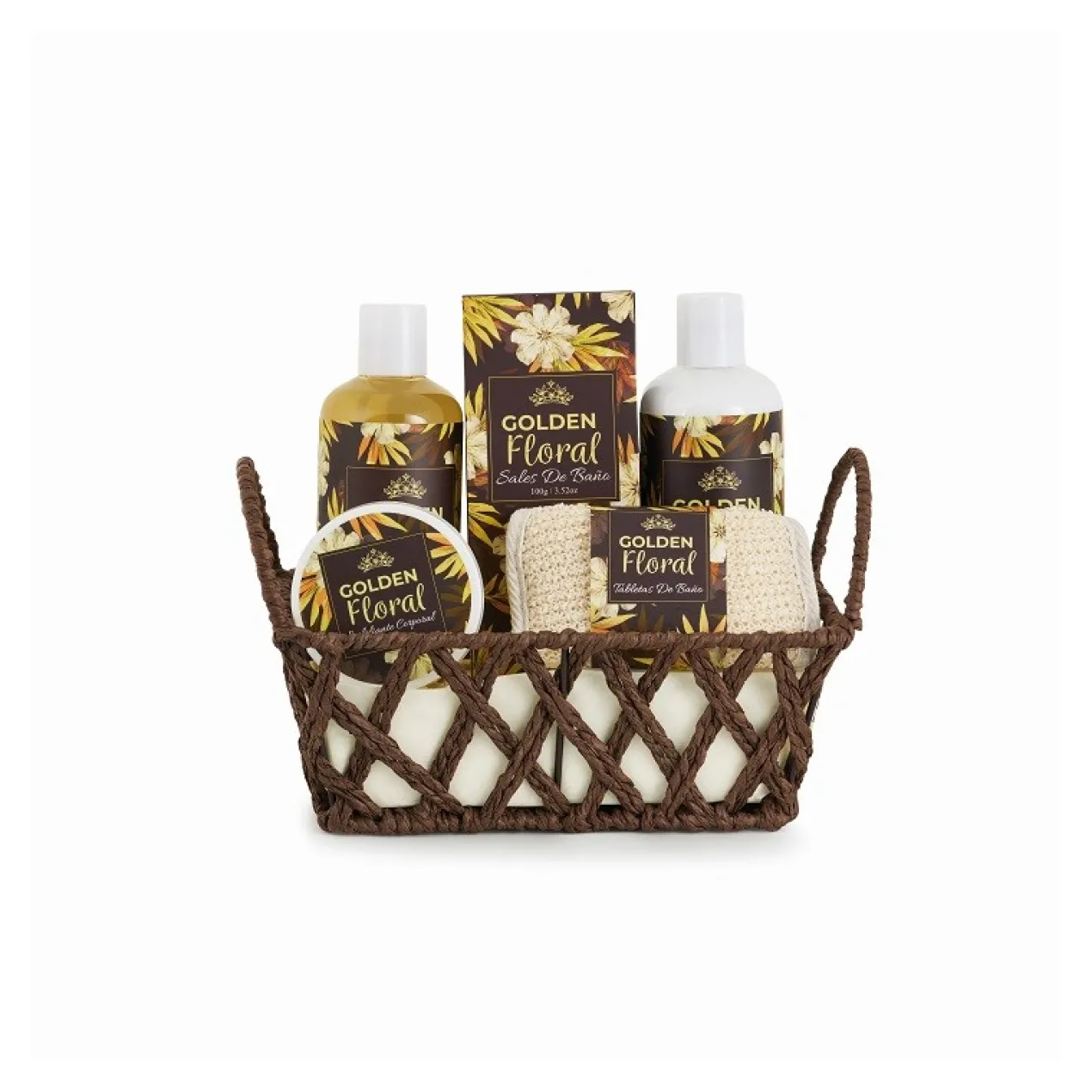 Coffret Banho Golden Floral