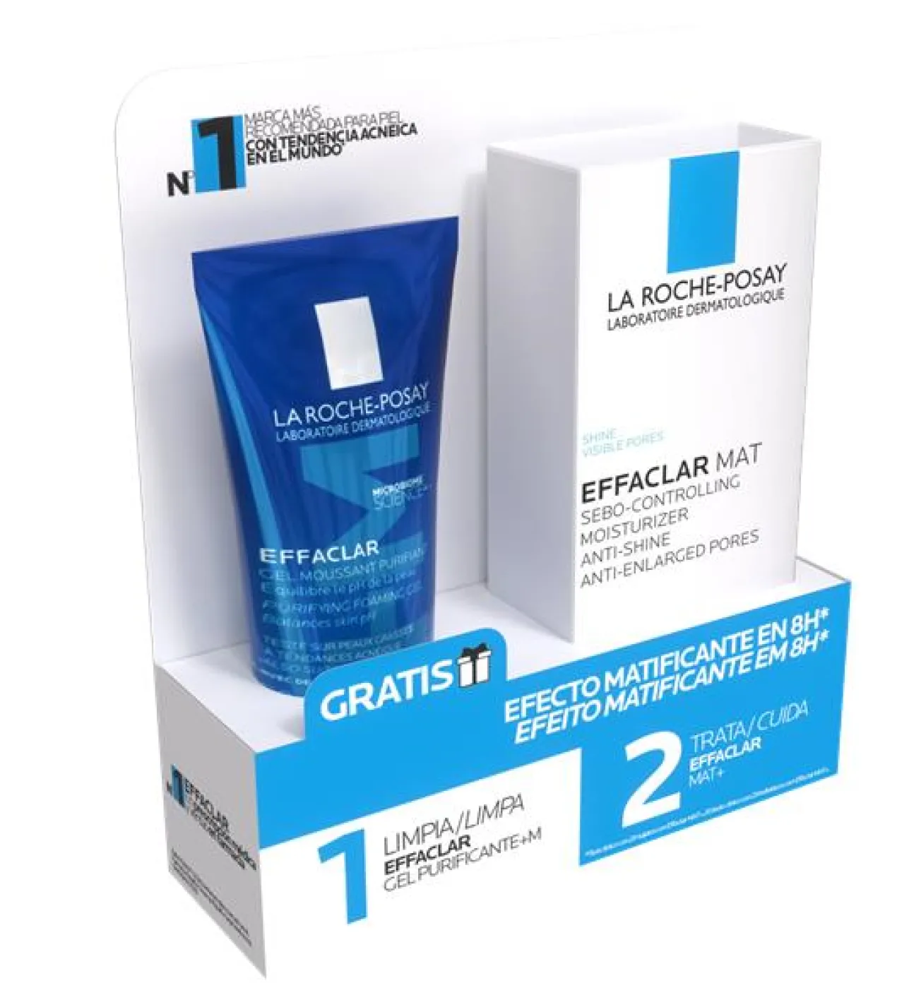 Coffret Effaclar Mat Hidratante Matificante + Effaclar Gel Mousse