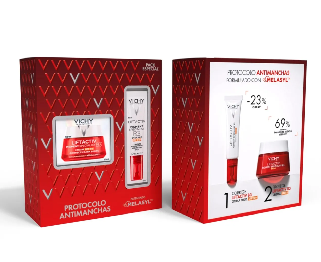 Coffret Liftactiv Pigment Specialist B3 Protocolo Antimanchas e Antirrugas SPF50