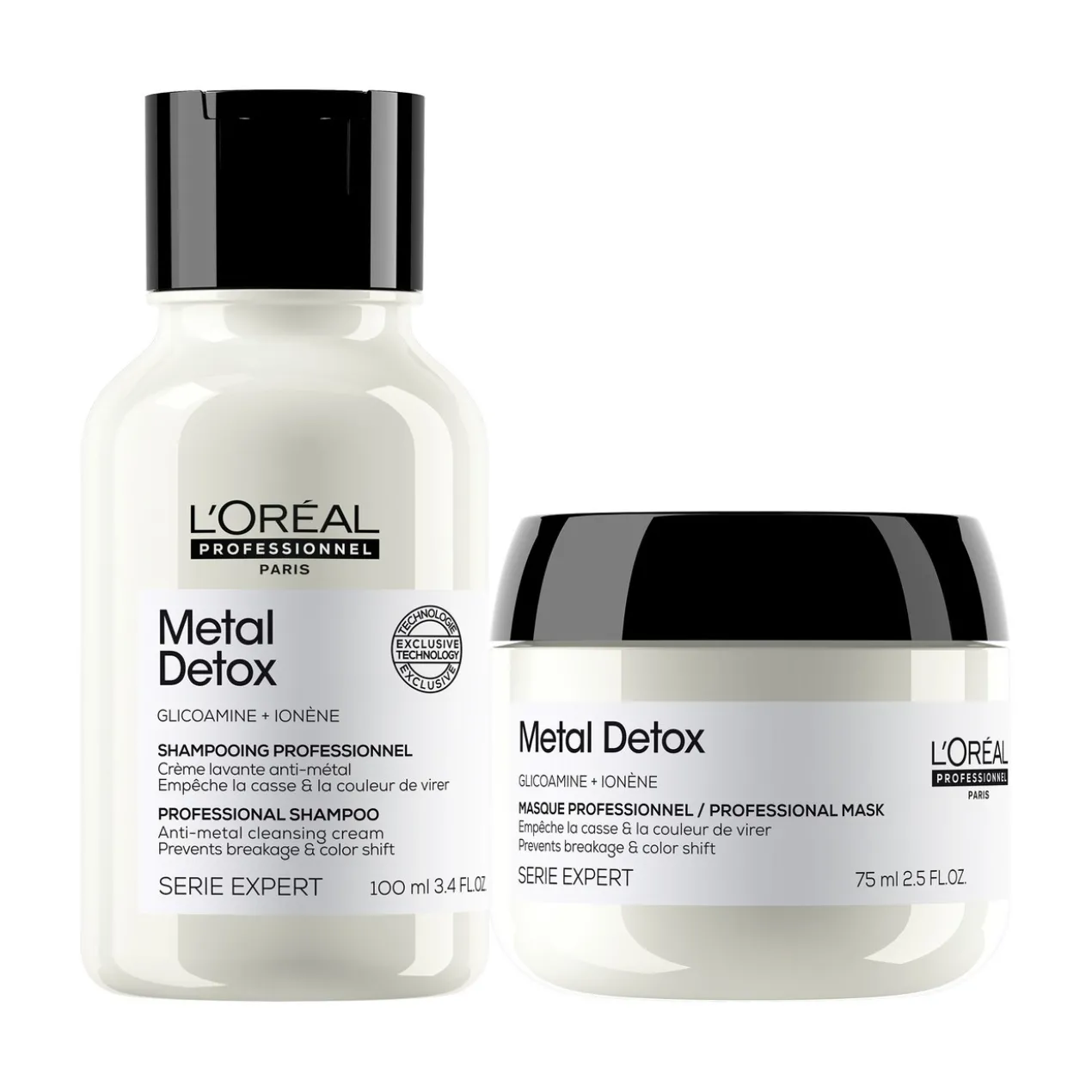 Coffret 2 Minis Metal Detox Champô+Máscara