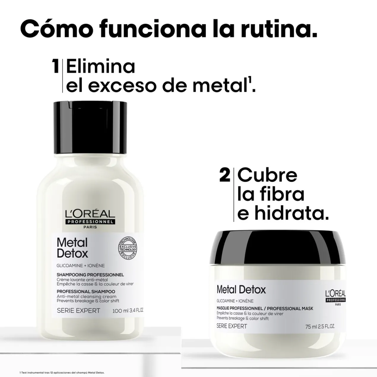 Coffret 2 Minis Metal Detox Champô+Máscara
