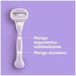 Coffret Nécessaire + Venus Comfortglide Máquina de Depilação + Recargas + Suporte de Duche