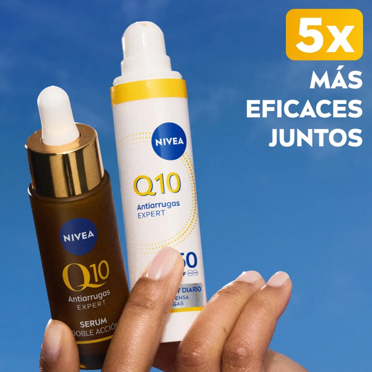 Coffret Q10 Rotina Completa Antienvelhecimento Sérum + Fluido FPS50 + Creme de Noite