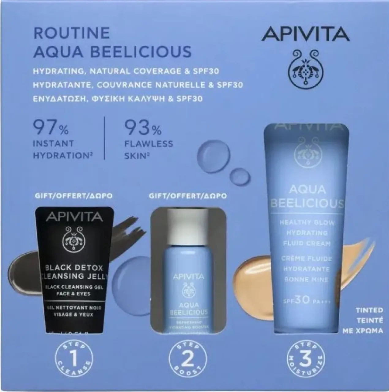 Coffret Rotina Aqua Beelicious Com Cor SPF30