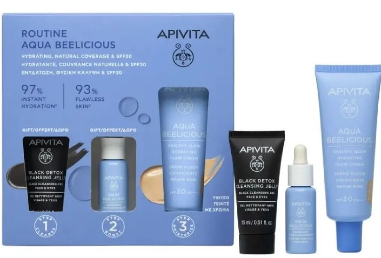 Coffret Rotina Aqua Beelicious Com Cor SPF30