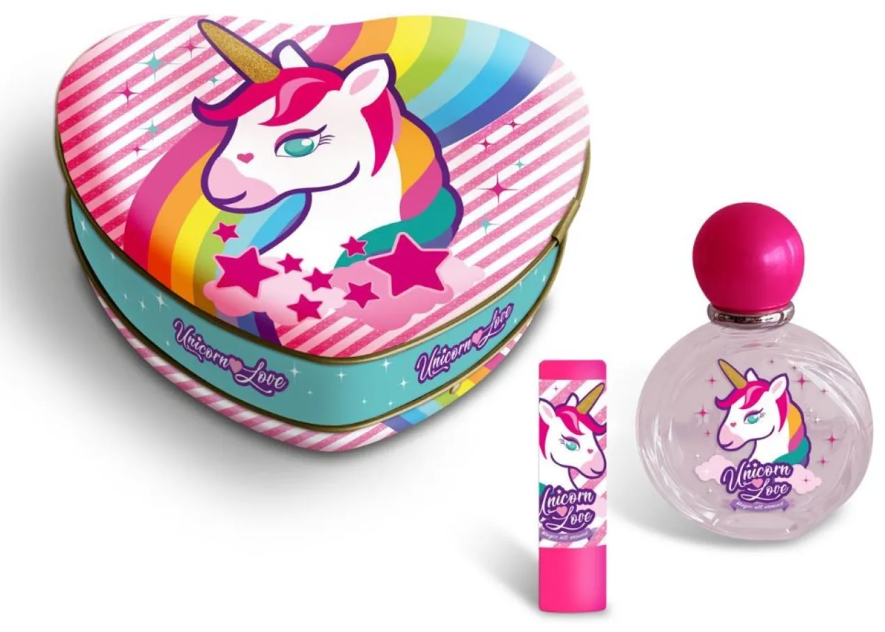Coffret Unicorn Love Coração de Metal