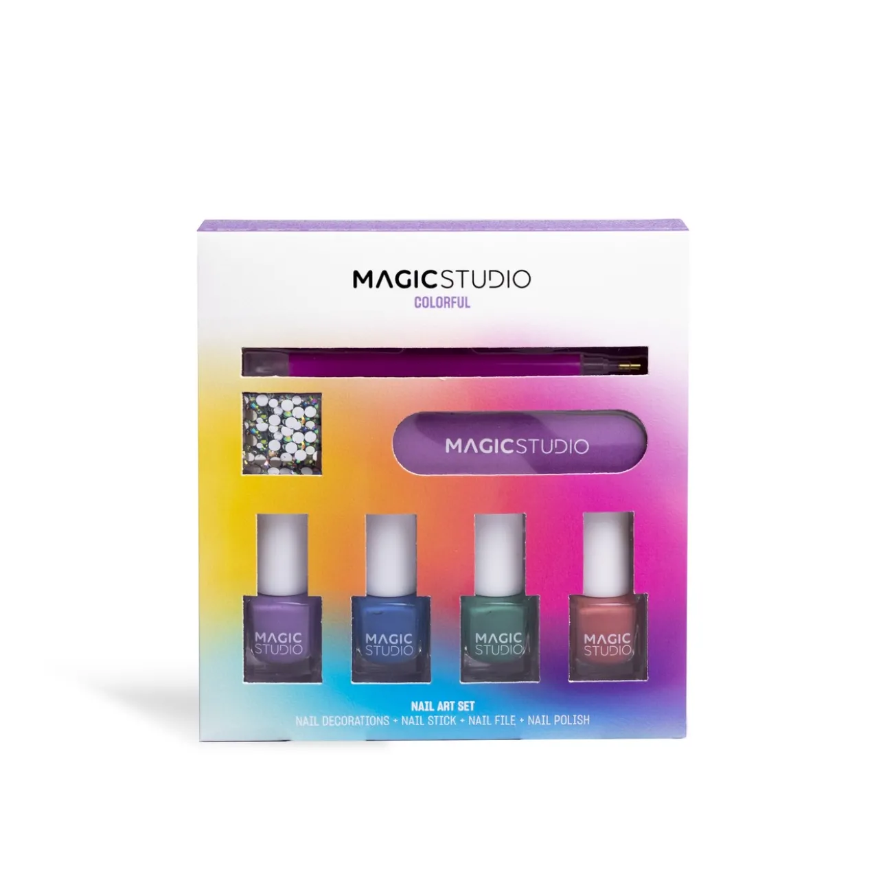 Colorful Conjunto de Decoração de Unhas