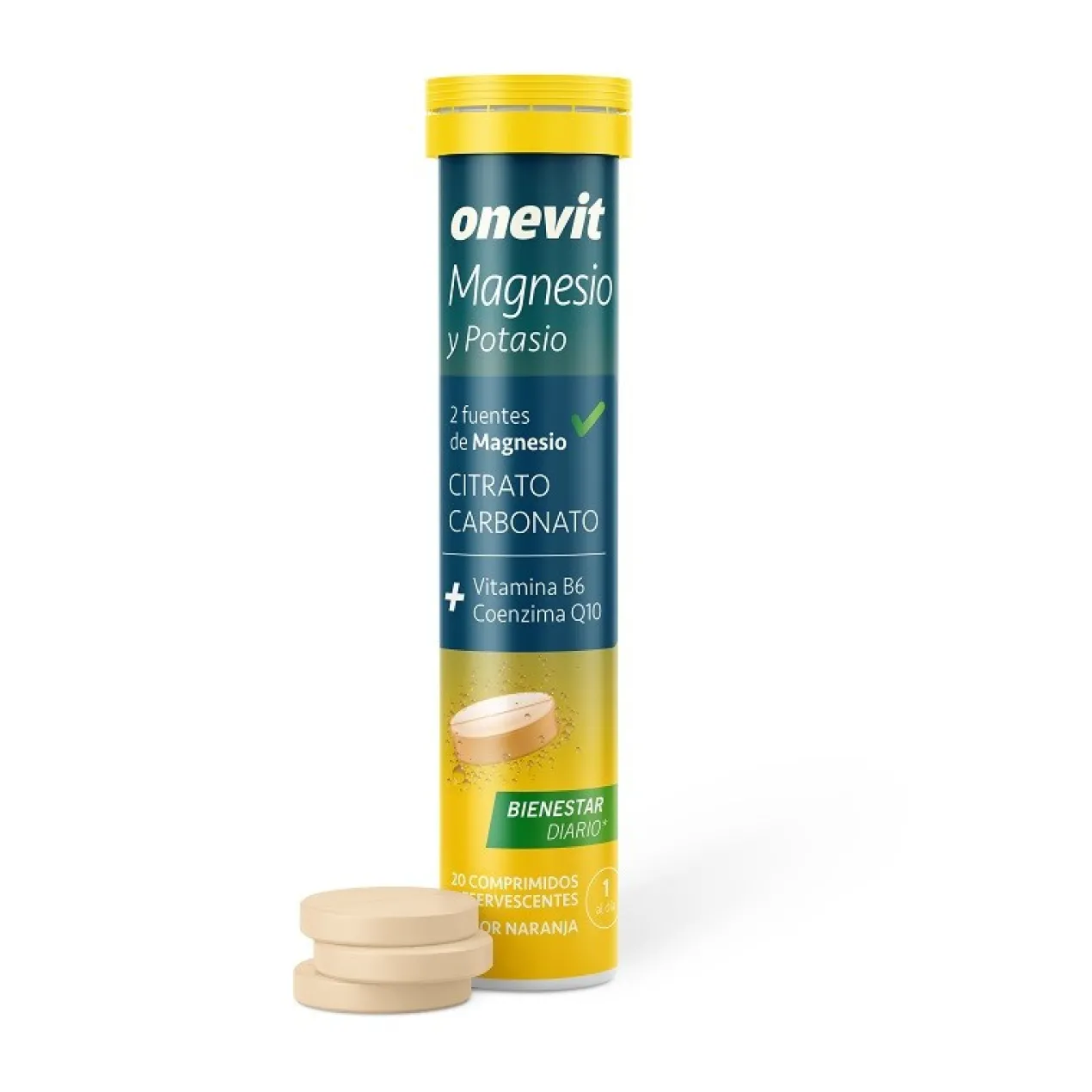 Comprimidos Magnésio + Potássio, Vitamina B6 e CoQ10