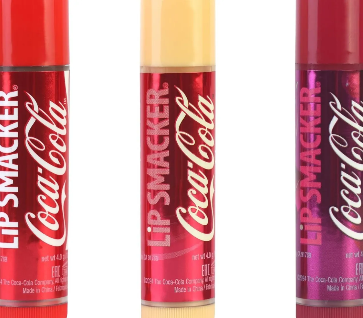 Conjunto Bálsamos Labiais Coca-Cola Heart