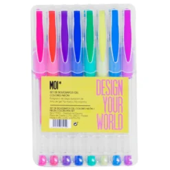 Conjunto 8 Canetas Gel de Cores Néon