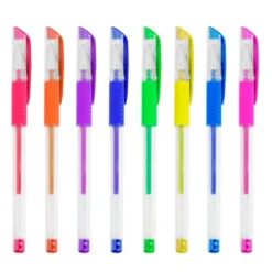 Conjunto 8 Canetas Gel de Cores Néon
