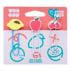 Conjunto 3 Clips Fruity Dreams